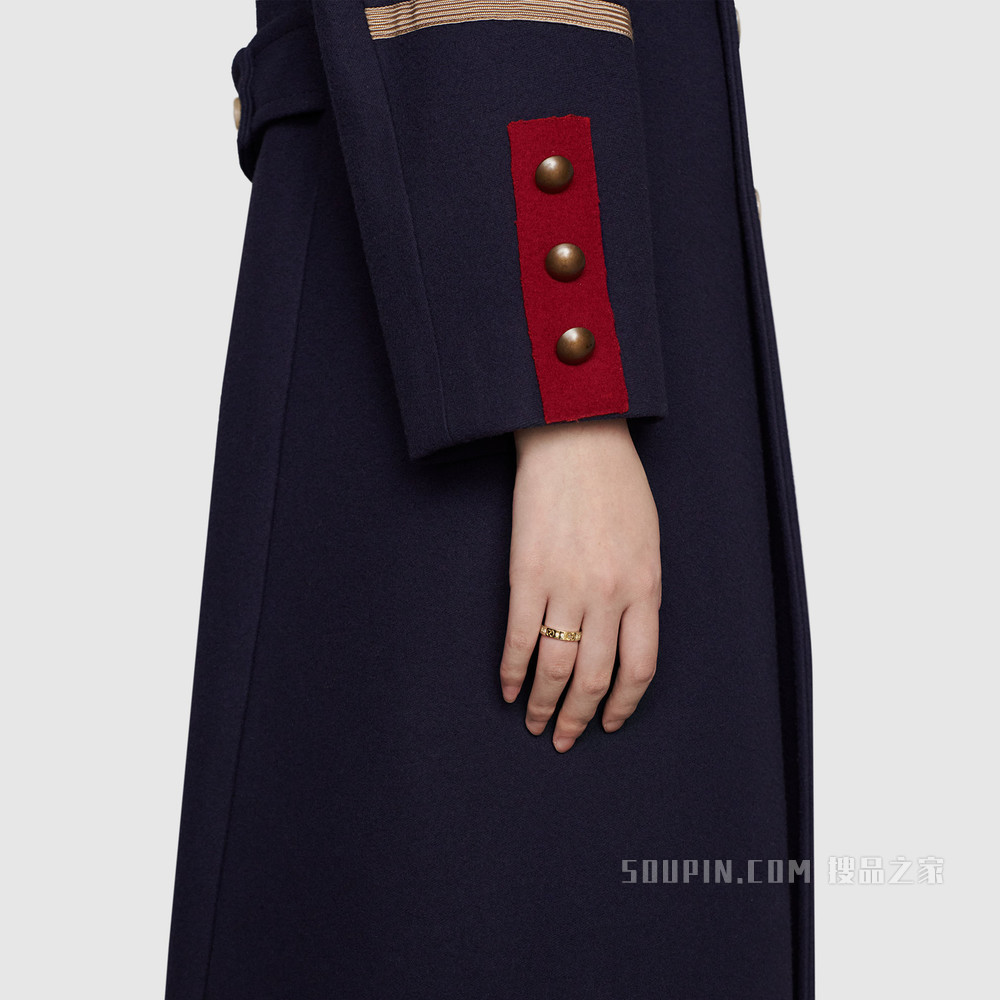 Icon系列18K黄金星星镶钻戒指 黄金