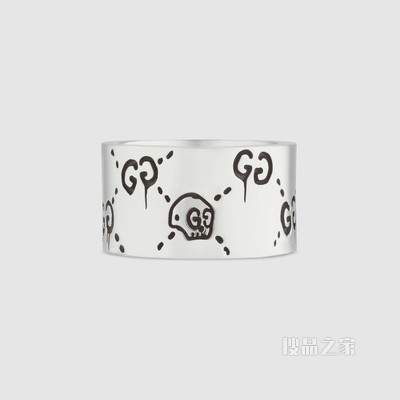 GucciGhost 纯银戒指 925纯银