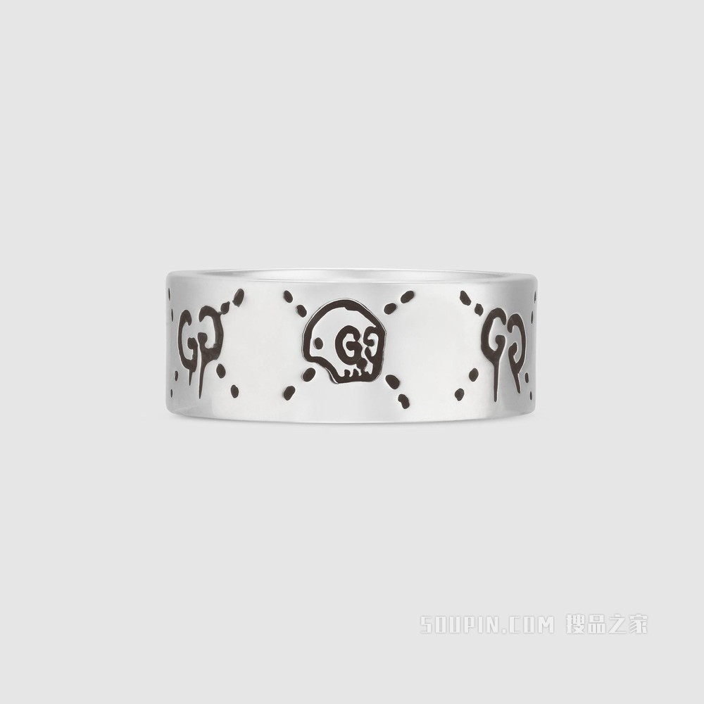 GucciGhost纯银戒指 纯银