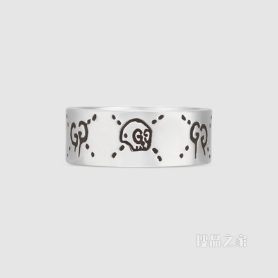 GucciGhost纯银戒指 纯银