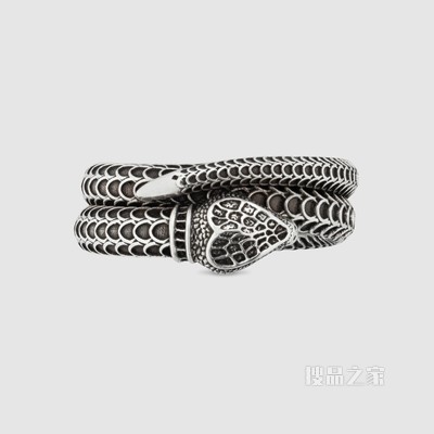 Gucci Garden 系列纯银灵蛇造型戒指 纯银