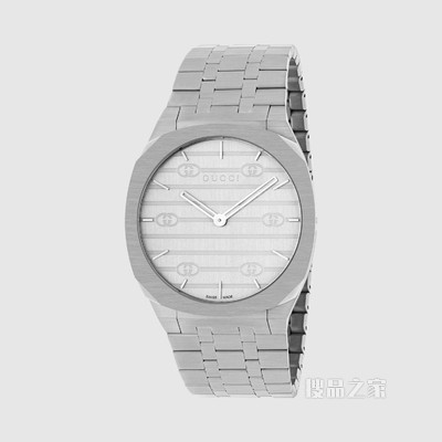 GUCCI 25H系列腕表，38毫米 精钢