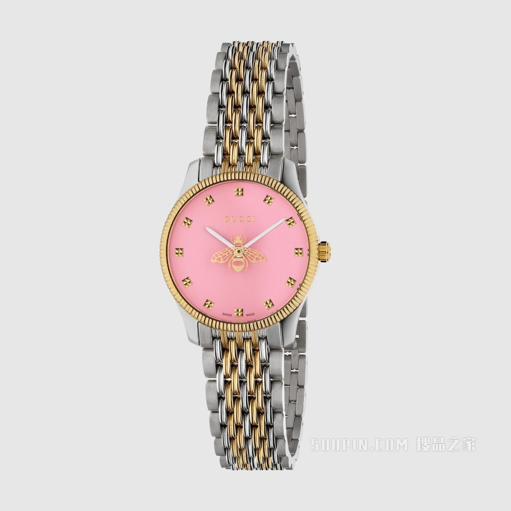 G-Timeless系列腕表，36毫米 金色PVD