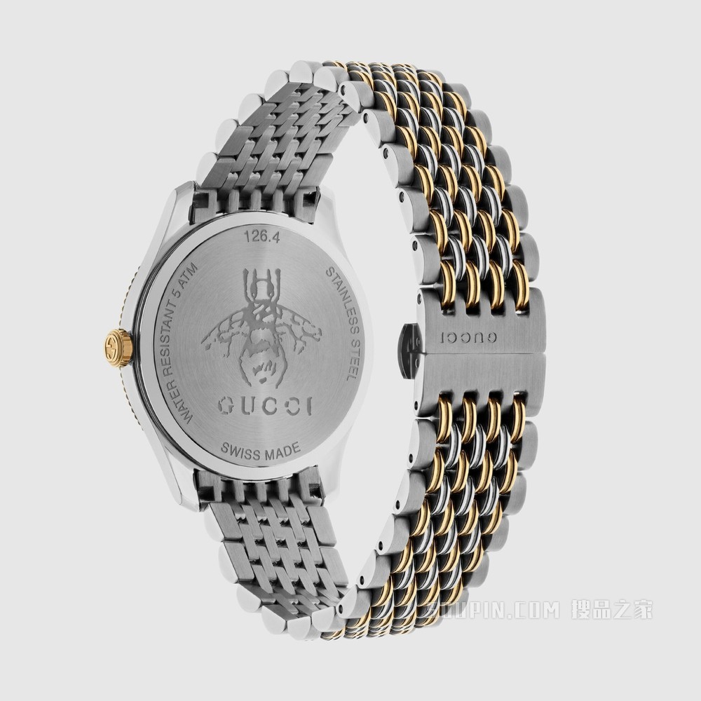 G-Timeless系列腕表，36毫米 金色PVD