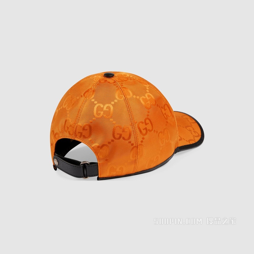 Gucci Off The Grid系列棒球帽 橘色GG ECONYL®