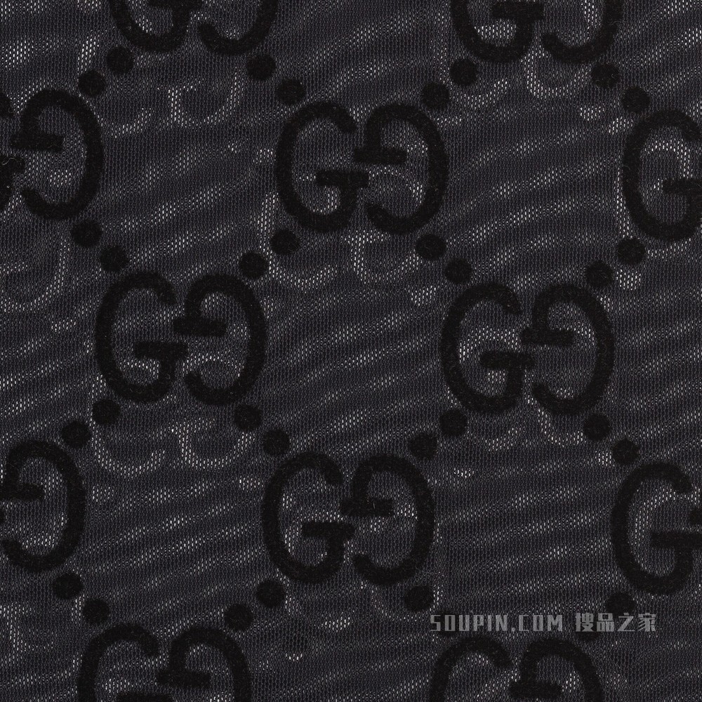GG图案连裤袜 黑色
