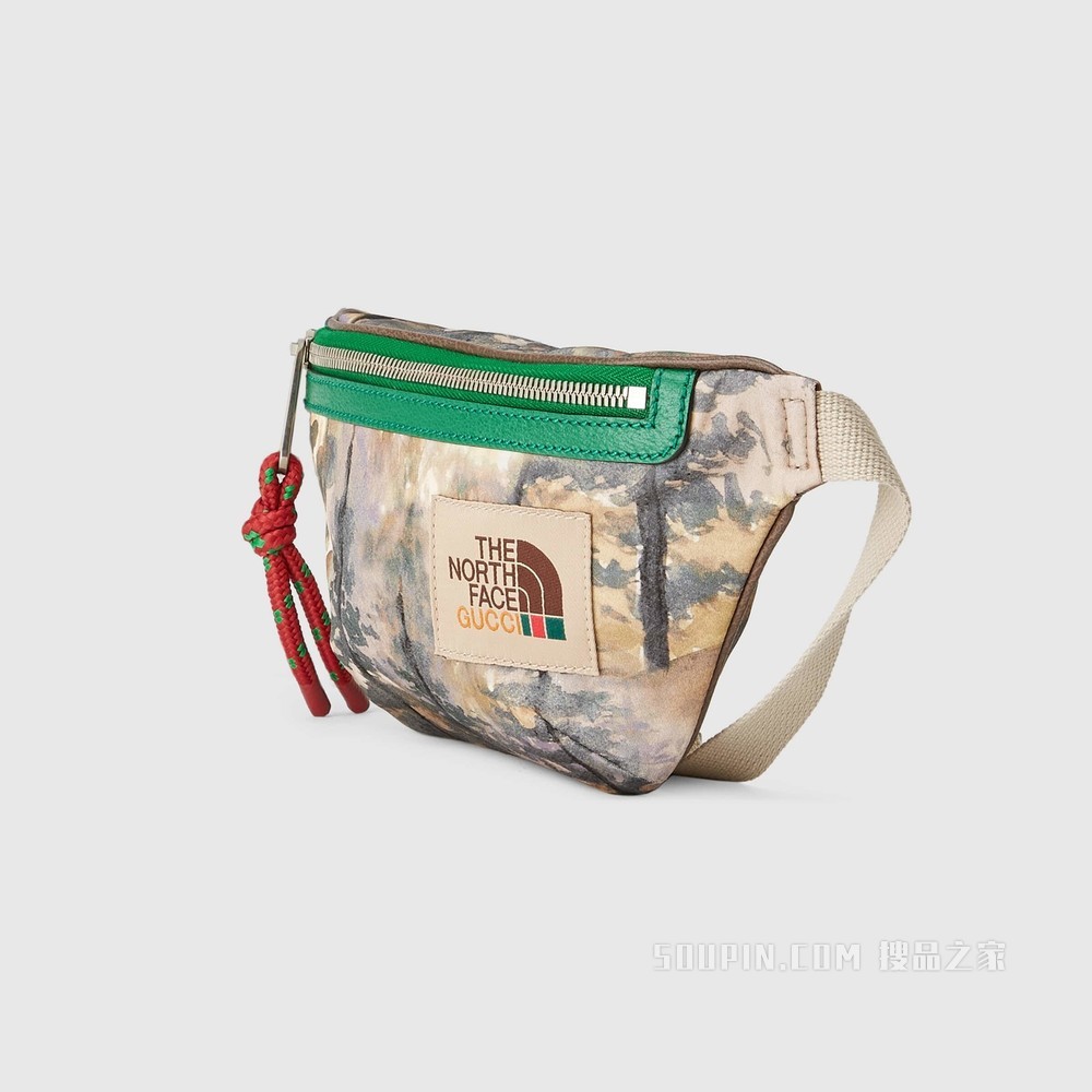 The North Face x Gucci联名系列腰包 多色尼龙