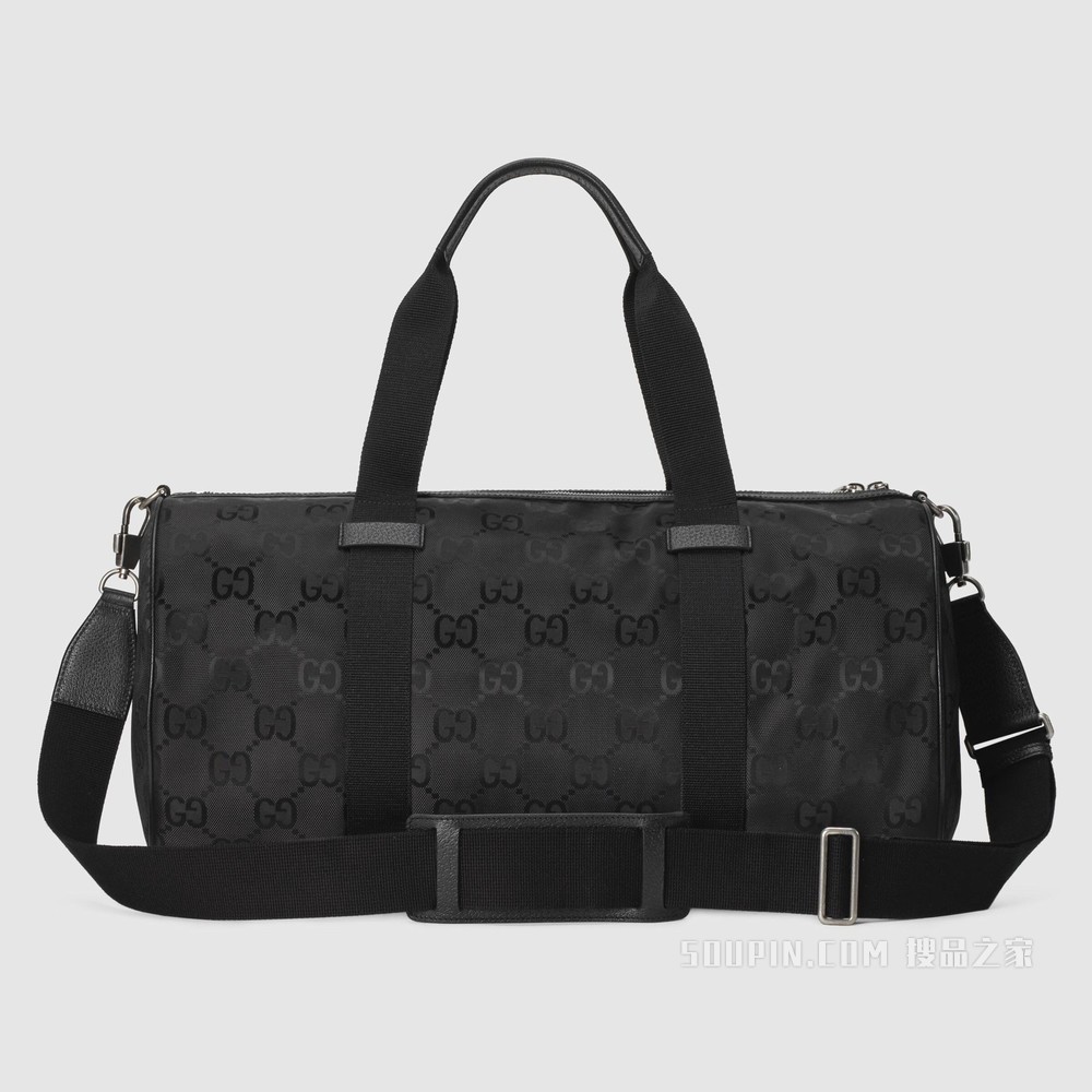 Gucci Off The Grid系列旅行包 黑色GG ECONYL®