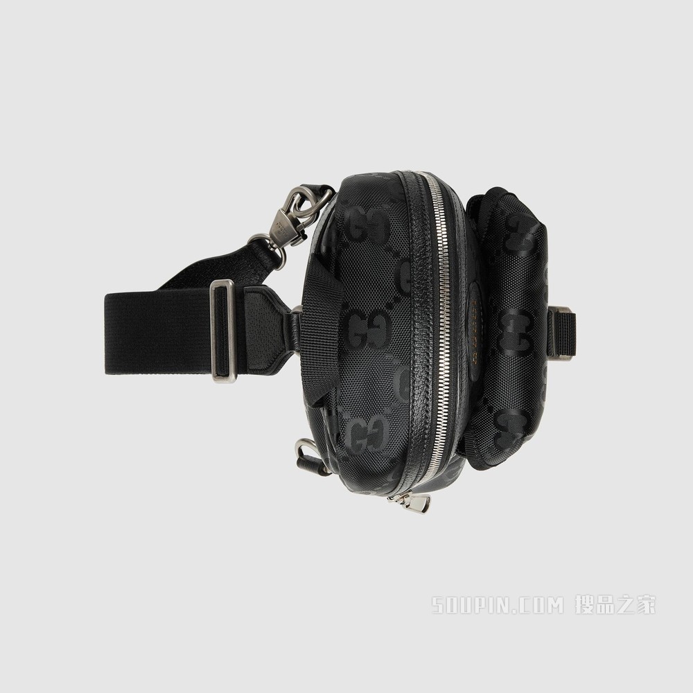 Gucci Off The Grid系列单肩斜挎包 黑色GG ECONYL®