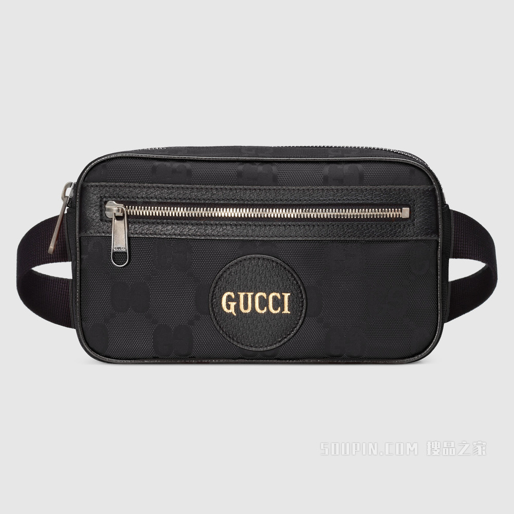 Gucci Off The Grid系列腰包 黑色GG ECONYL®