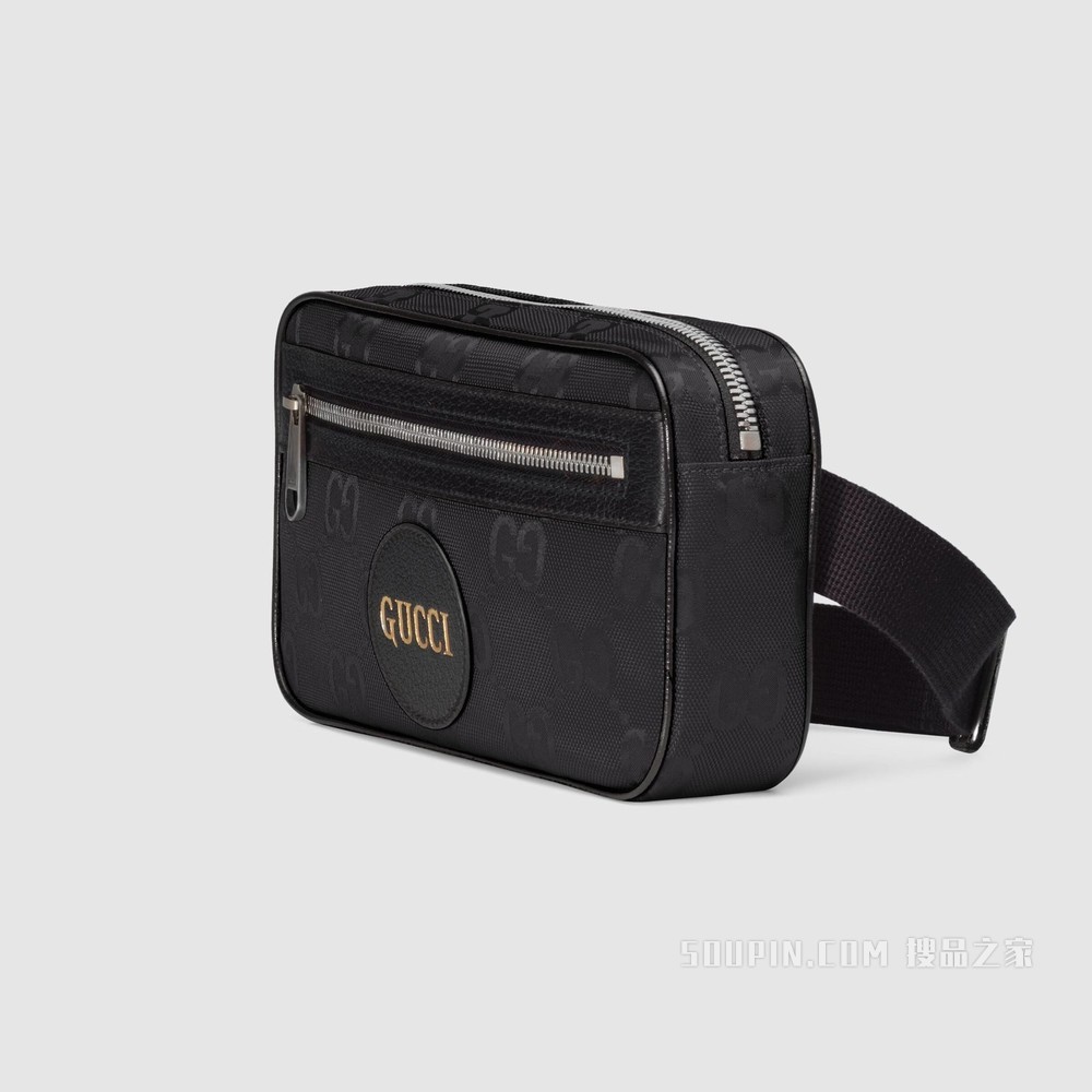 Gucci Off The Grid系列腰包 黑色GG ECONYL®