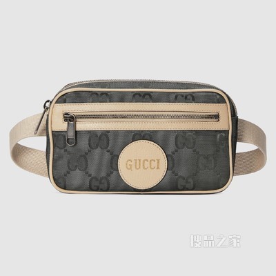 Gucci Off The Grid系列腰包 深灰色GG ECONYL®