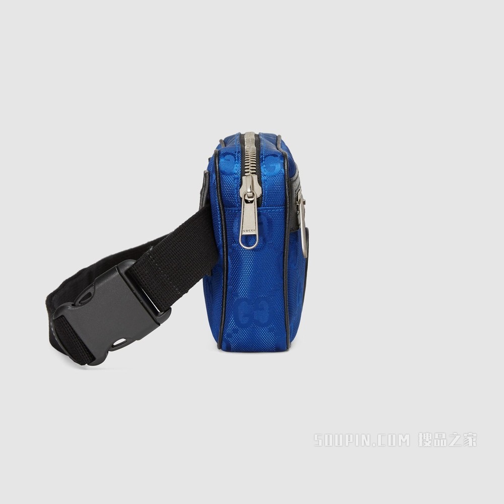 Gucci Off The Grid系列腰包 蓝色GG ECONYL®