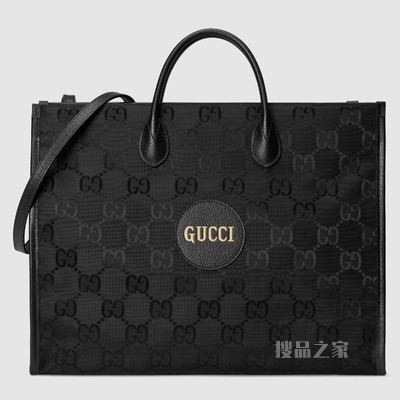 Gucci Off The Grid系列托特包 黑色GG ECONYL®