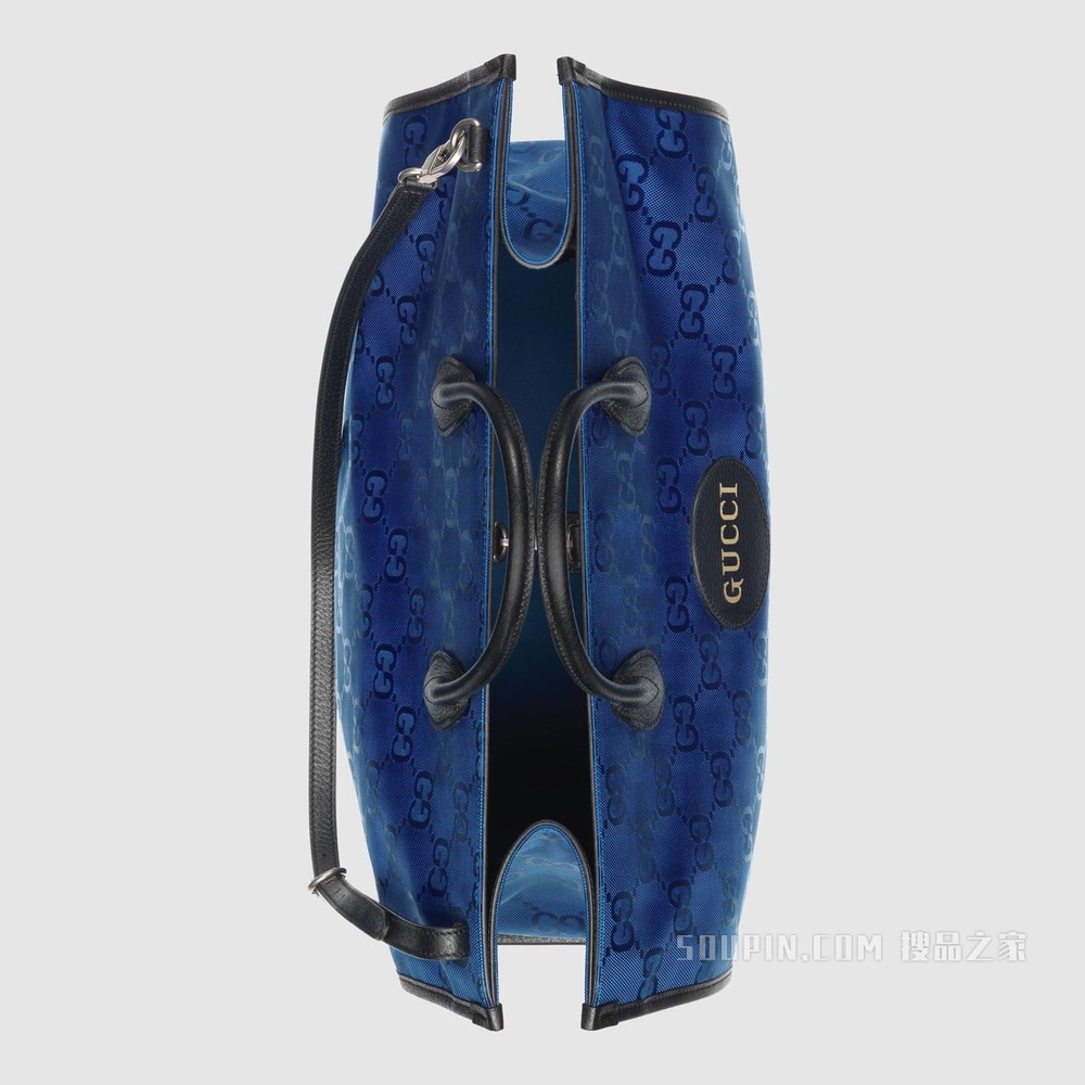 Gucci Off The Grid系列托特包 蓝色GG ECONYL®