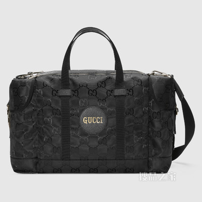 Gucci Off The Grid系列旅行袋 黑色GG ECONYL®