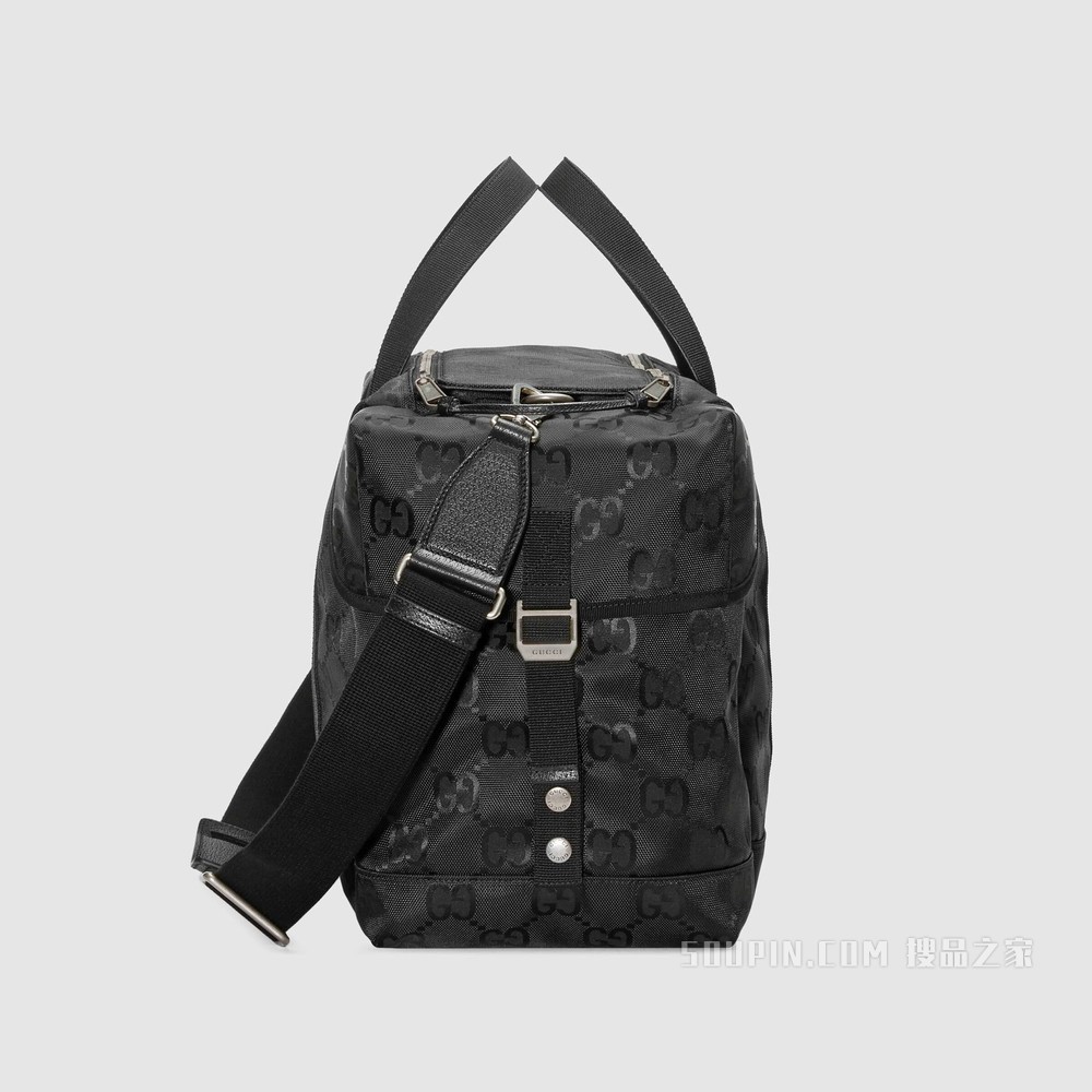 Gucci Off The Grid系列旅行袋 黑色GG ECONYL®