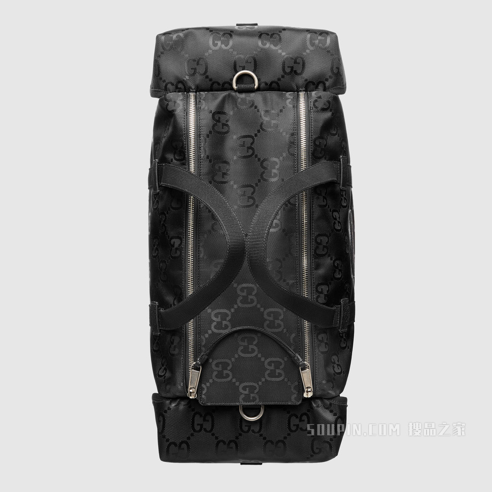 Gucci Off The Grid系列旅行袋 黑色GG ECONYL®