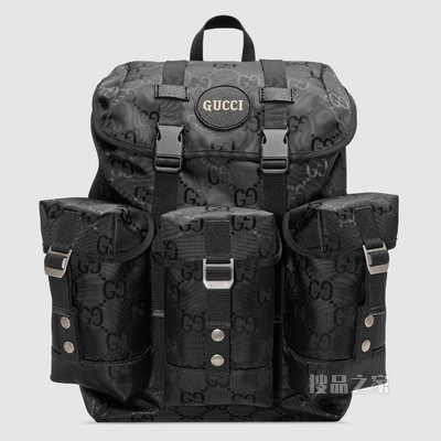 Gucci Off The Grid系列背包 黑色GG ECONYL®