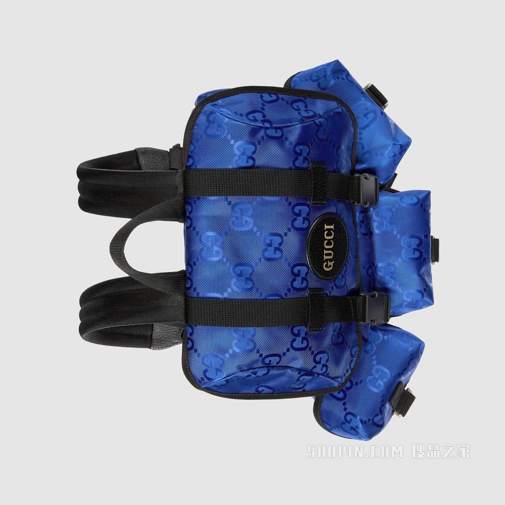 Gucci Off The Grid系列背包 蓝色GG ECONYL®