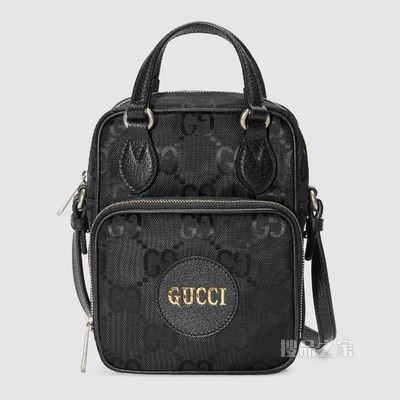 Gucci Off The Grid系列肩背包 黑色GG ECONYL®