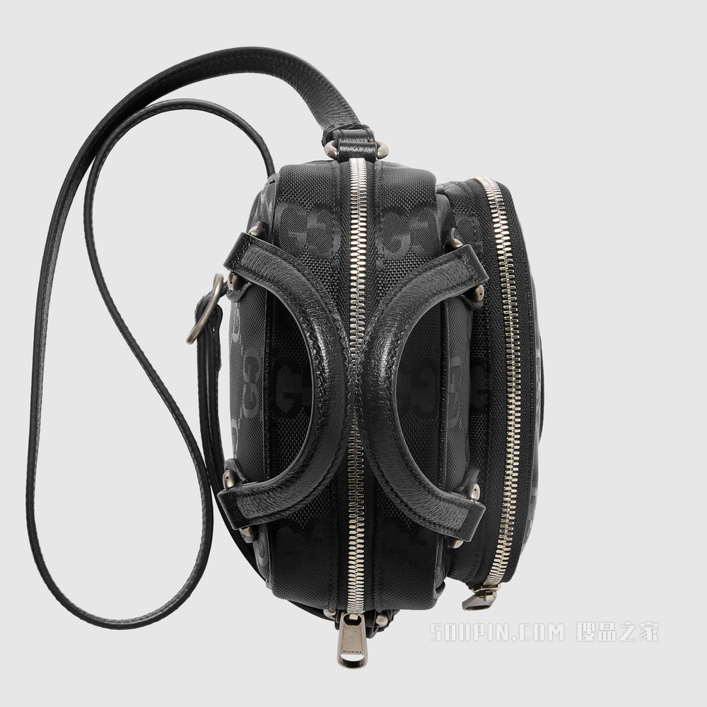 Gucci Off The Grid系列肩背包 黑色GG ECONYL®