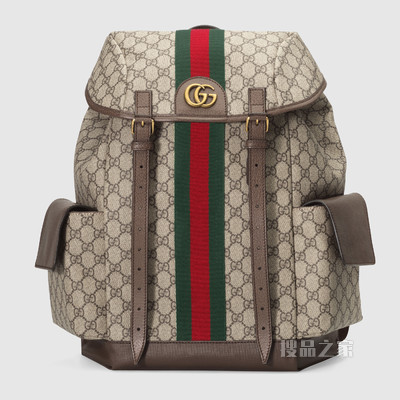 Ophidia系列中号GG背包 GG Supreme帆布