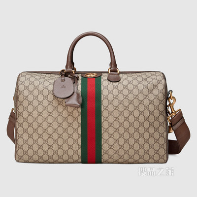 Ophidia系列中号GG旅行袋 GG Supreme帆布