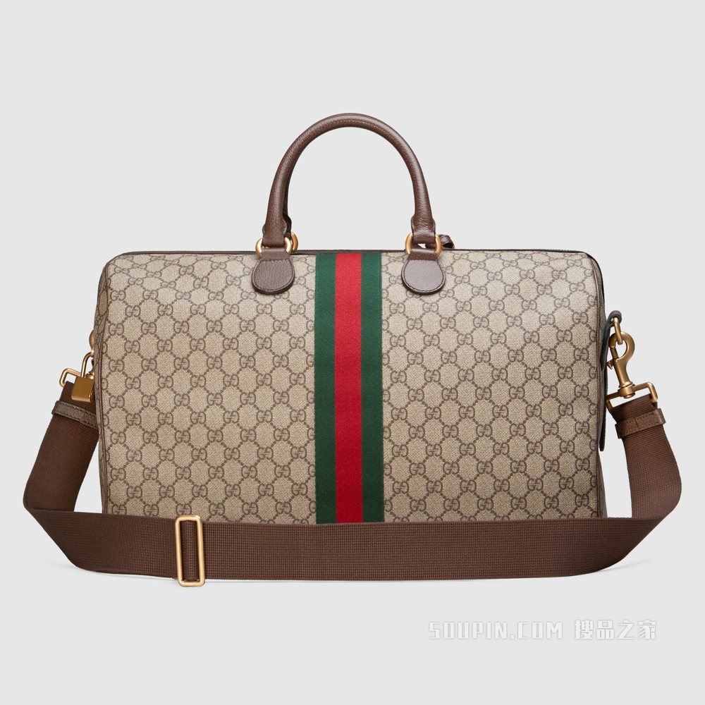 Ophidia系列中号GG旅行袋 GG Supreme帆布