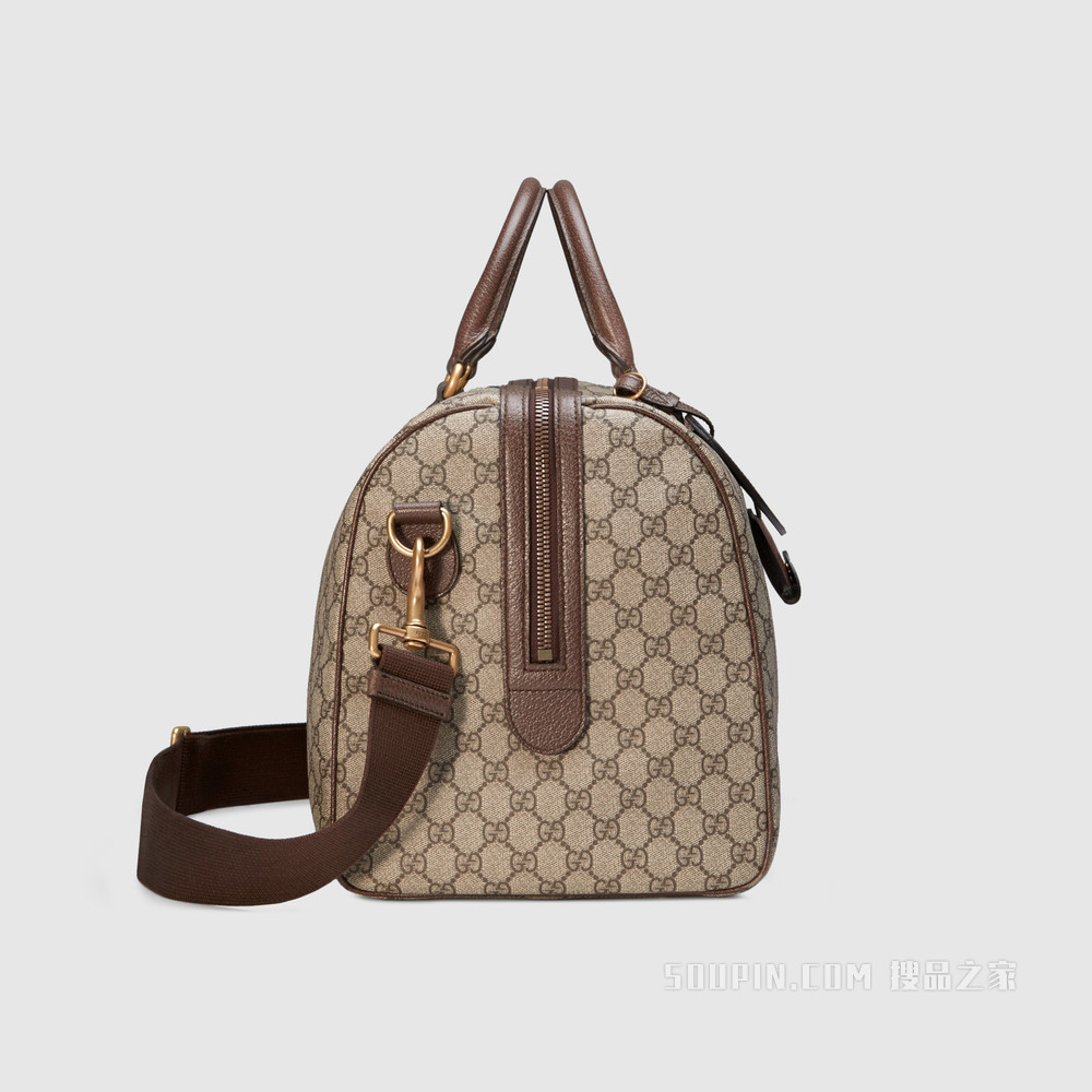 Ophidia系列中号GG旅行袋 GG Supreme帆布