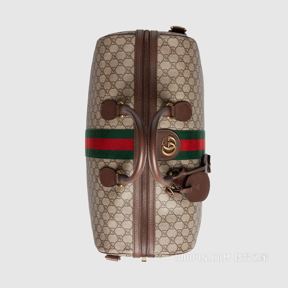 Ophidia系列中号GG旅行袋 GG Supreme帆布