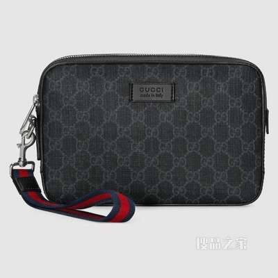 GG Supreme帆布男士手拿包 GG Supreme帆布
