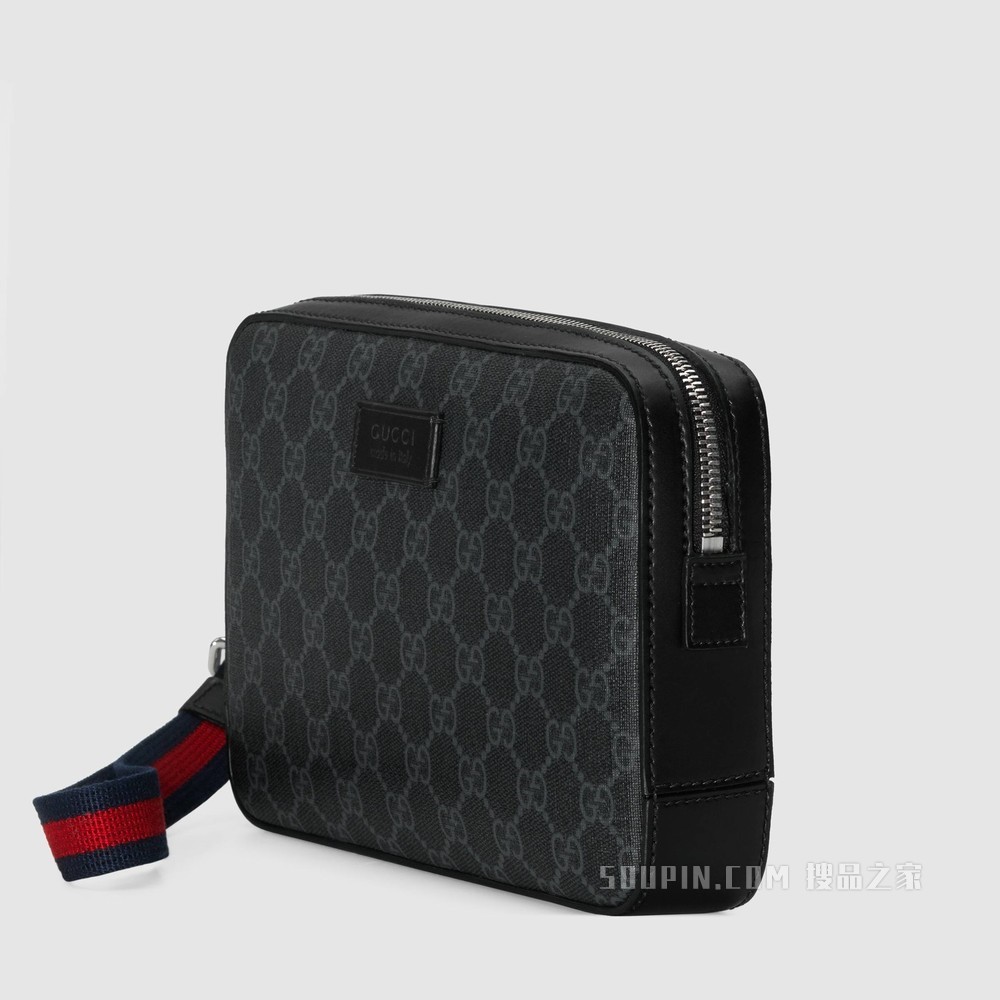 GG Supreme帆布男士手拿包 GG Supreme帆布
