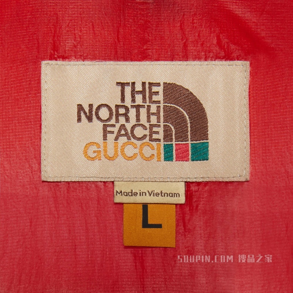 The North Face x Gucci联名系列羽绒马甲 蓝色