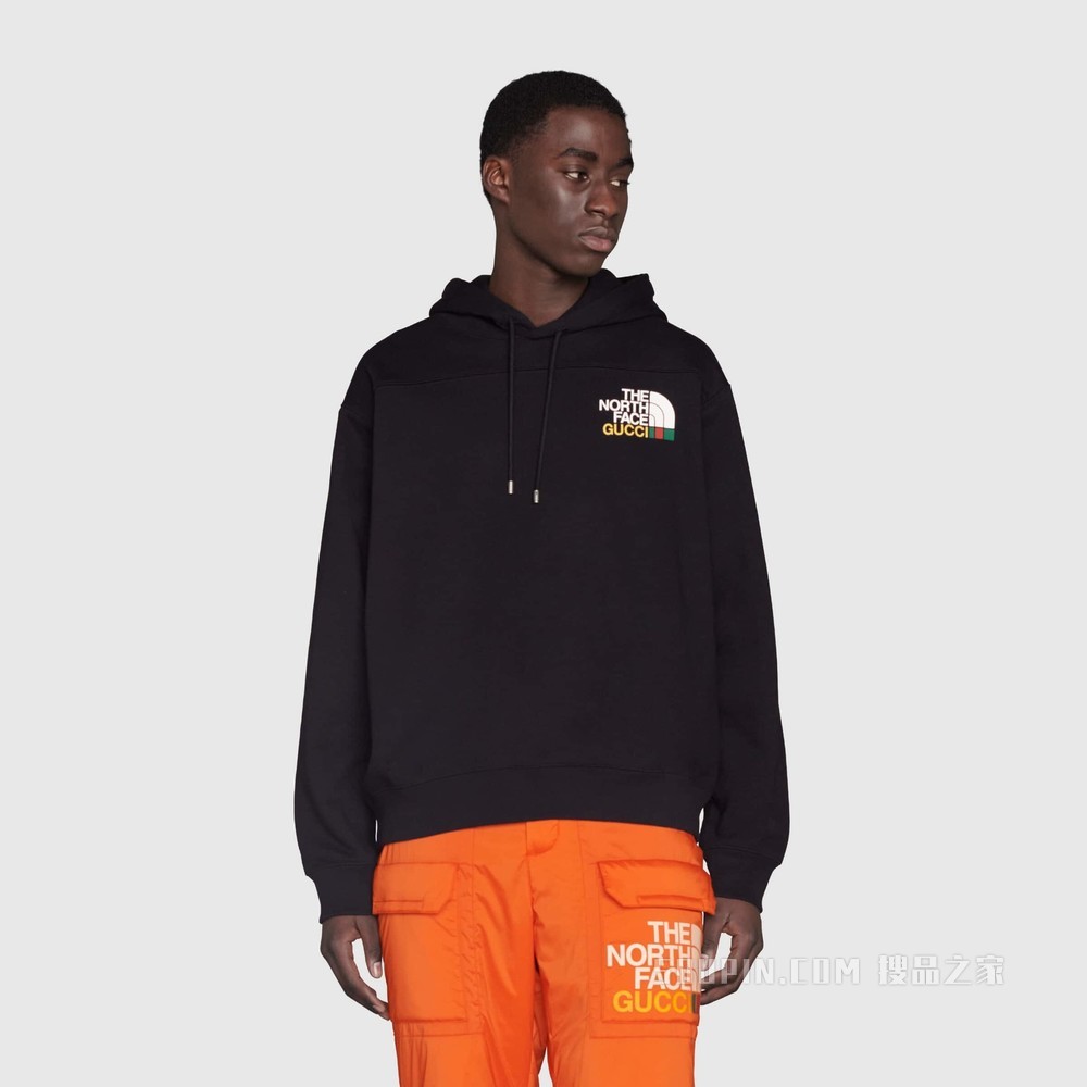 The North Face x Gucci联名系列卫衣 黑色