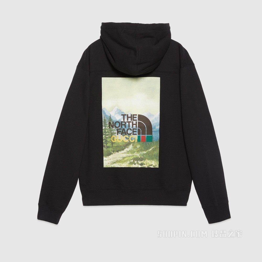 The North Face x Gucci联名系列卫衣 黑色