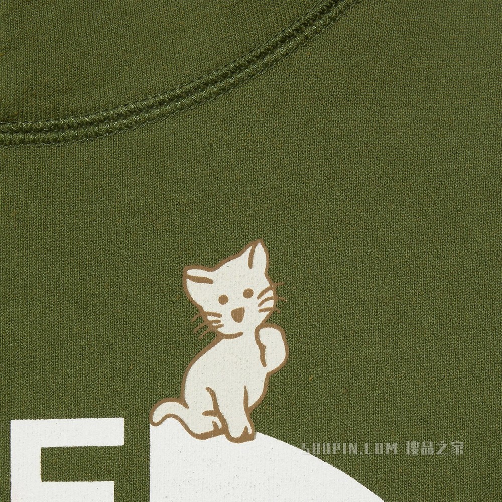 The North Face x Gucci联名系列无袖卫衣 绿色