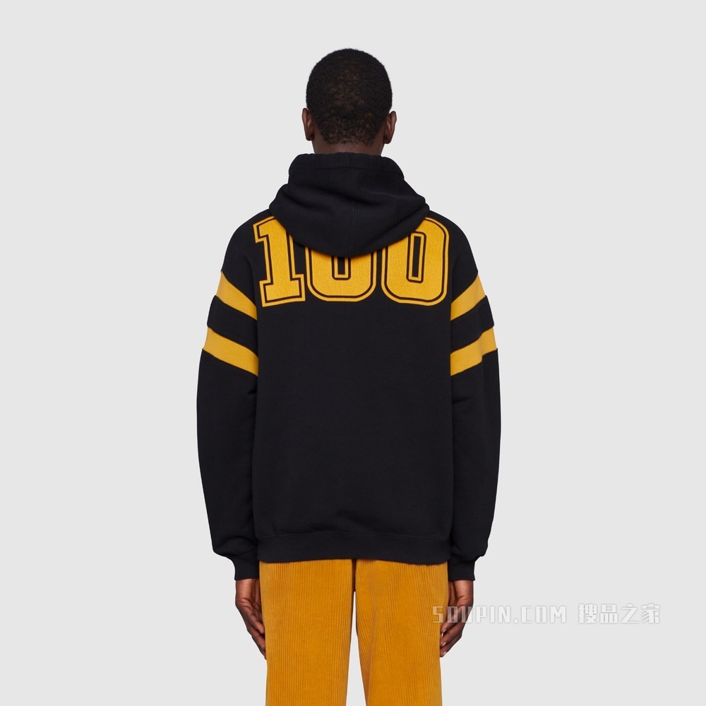 Gucci 100特别系列棉质卫衣 黑色