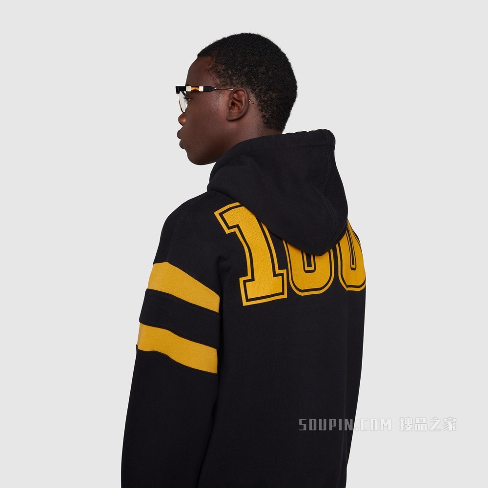 Gucci 100特别系列棉质卫衣 黑色