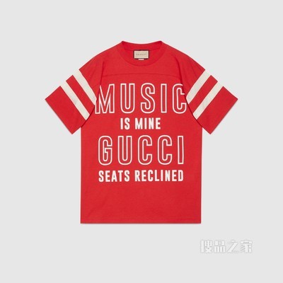 Gucci 100特别系列棉质T恤 红色