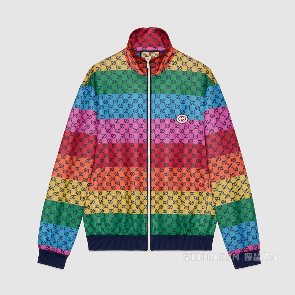 GG Multicolor系列针织夹克 多色