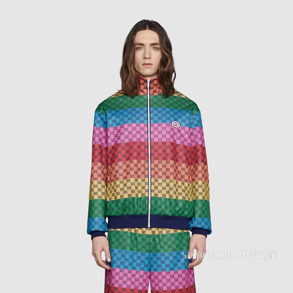 GG Multicolor系列针织夹克 多色