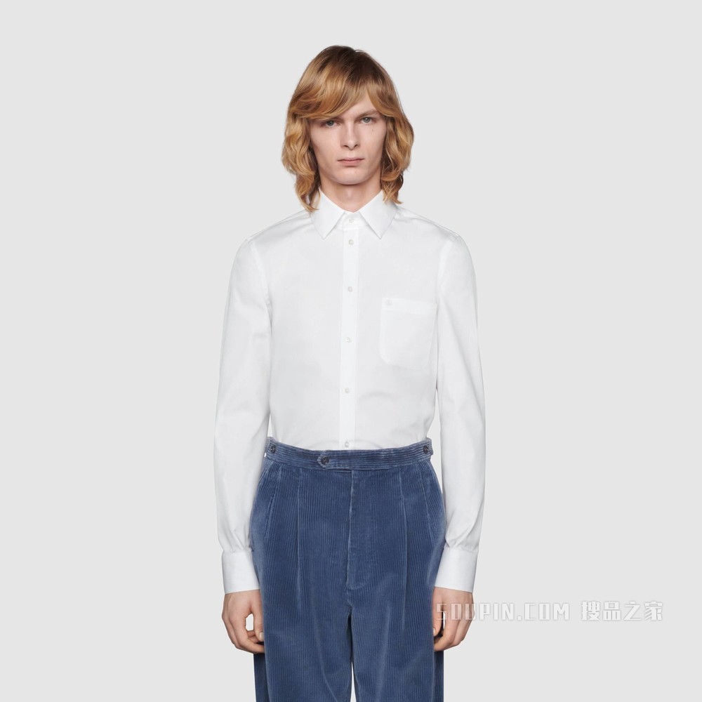 棉质衬衫 白色
