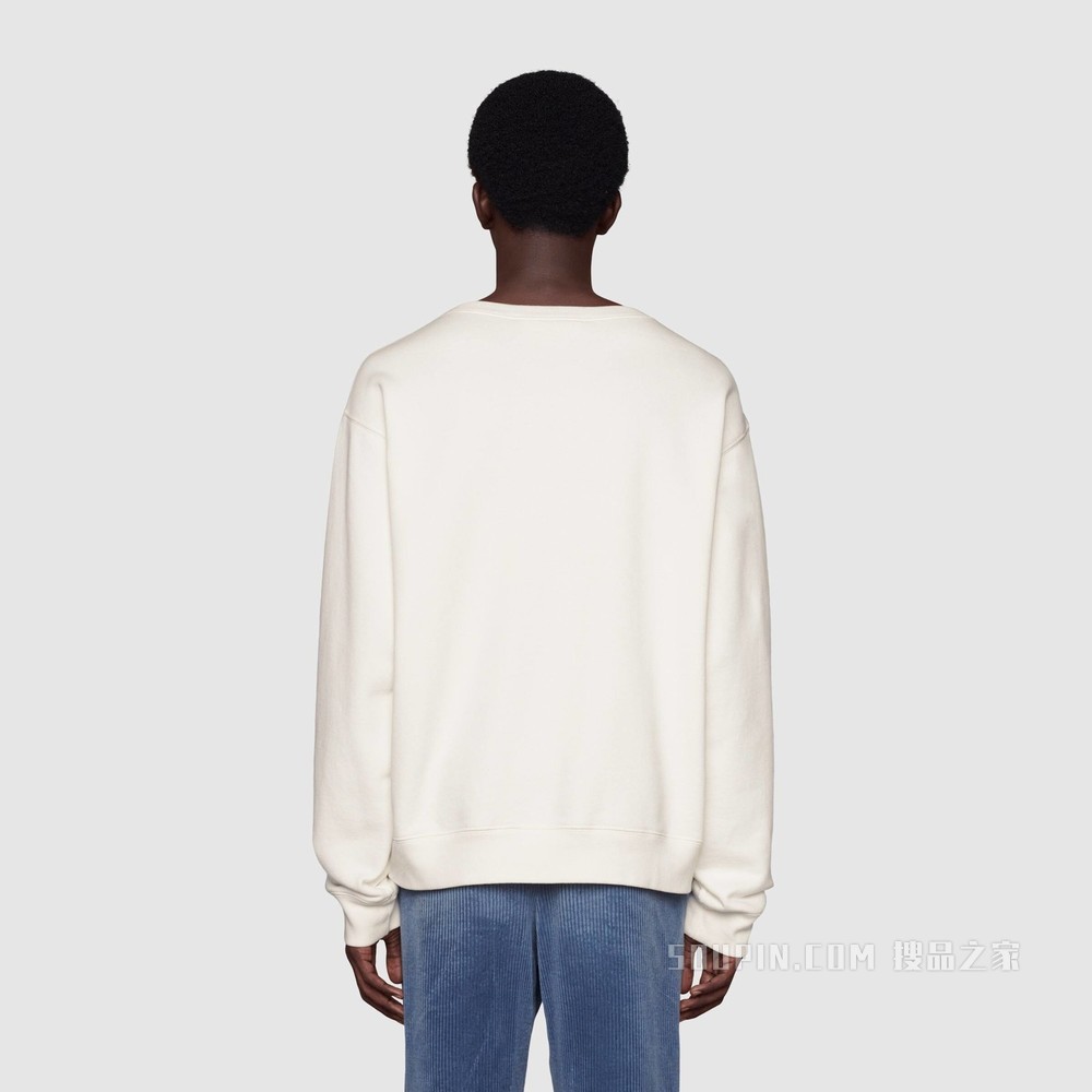 “Original Gucci”印花卫衣 白色