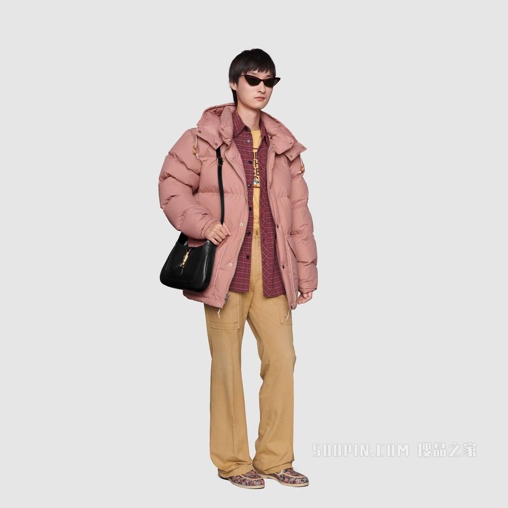 The North Face x Gucci联名系列帆布工装裤 米色