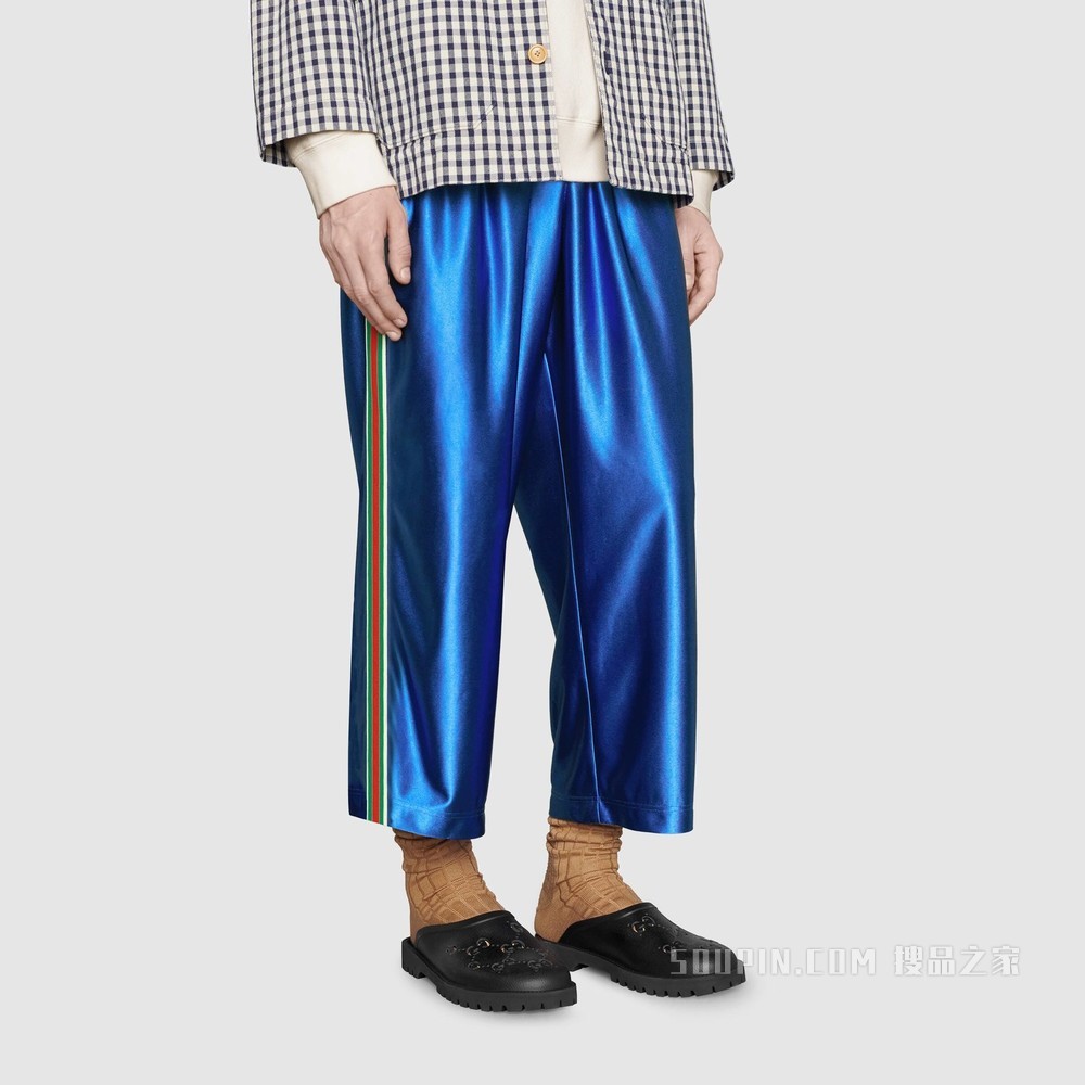 男士便鞋 黑色GG橡胶