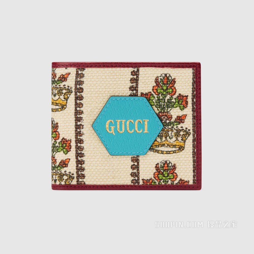 Gucci 100特别系列钱包 象牙白色提花