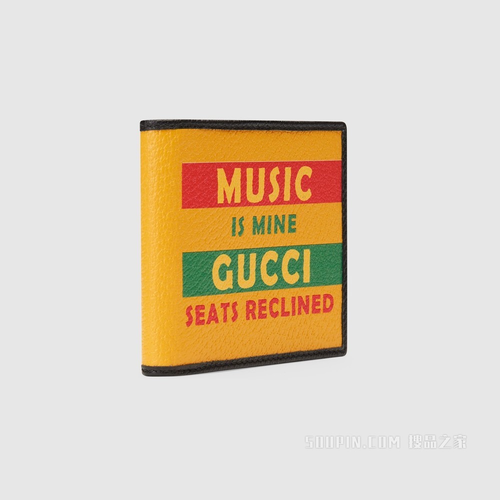 Gucci 100特别系列钱包 黄色皮革