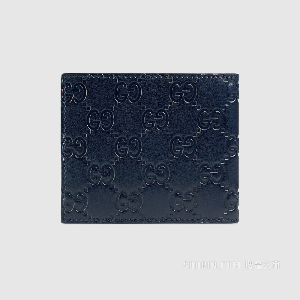 Gucci Signature钱包 蓝色Gucci Signature