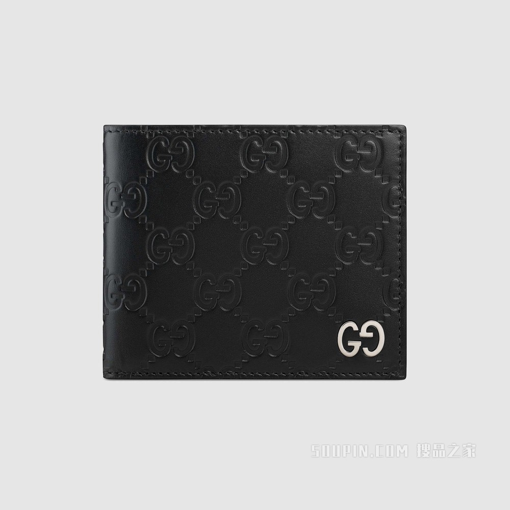Gucci Signature钱包 黑色Gucci Signature皮革